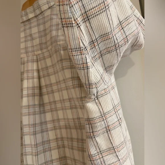 Madewell Corduroy Oversized Ex Boyfriend Shirt in Lombard Plaid Large - Picture 5 of 16